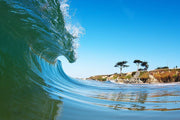 Ride The Wave (Framed Small) - Blue