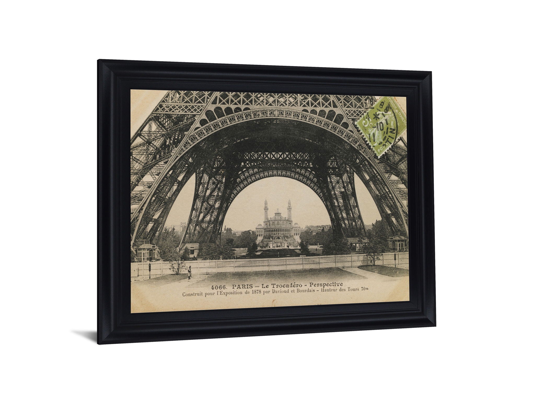 Archway to Paris - 28" x 34" Framed Wall Art - Beige