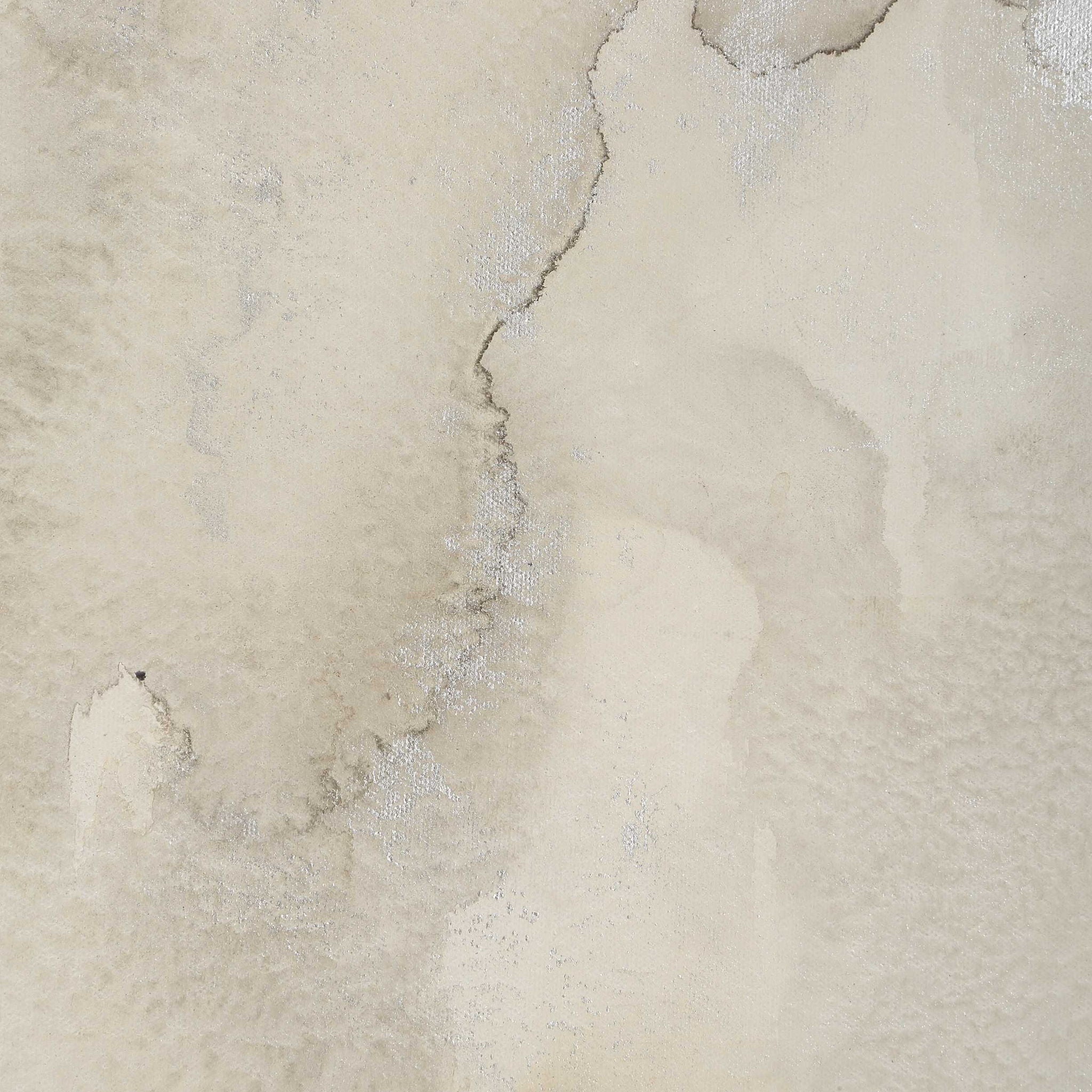 Evaporate - Abstract Art - Brown / Gray / Silver / Woodtone