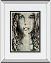 Shore By Loui Jover Mirrored Frame - Dark Gray