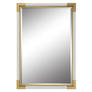 Malik - White & Gold Mirror