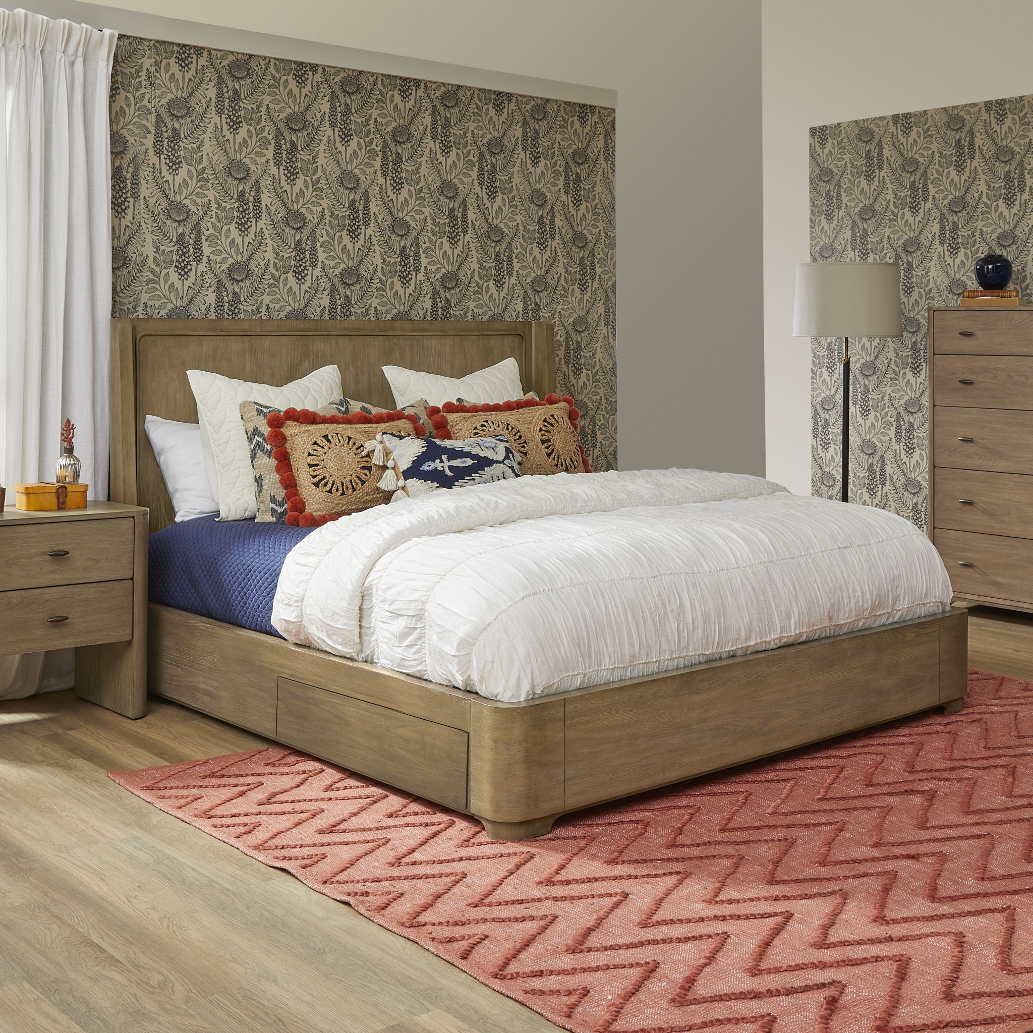 Normandy - Panel Storage Bed