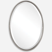Sherise - Oval Mirror - Brushed Nickel