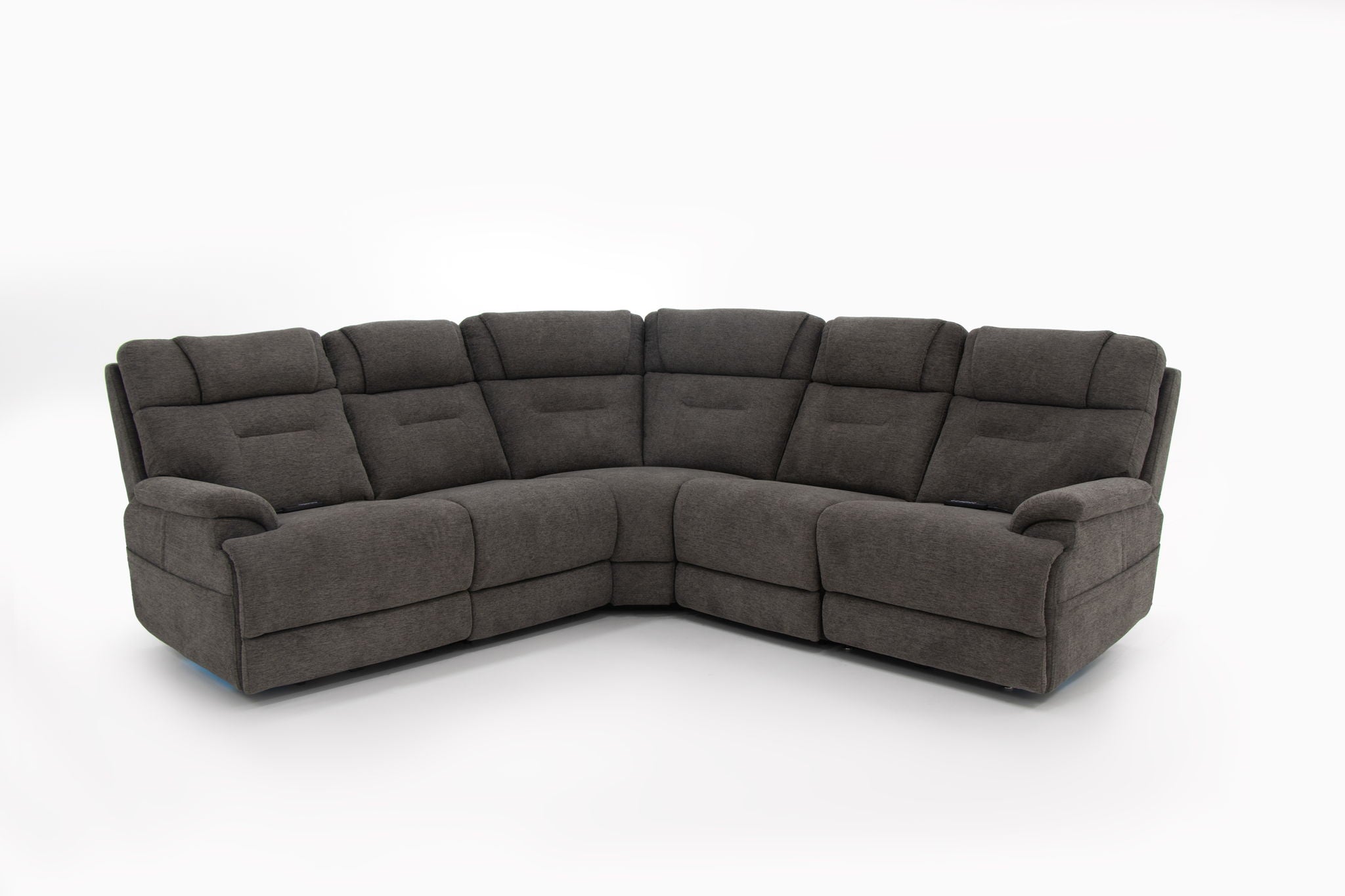 Zecliner Modular Fabric Reclining Sectional