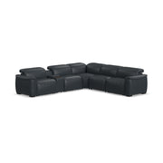 Camden Leather Reclining Sectional