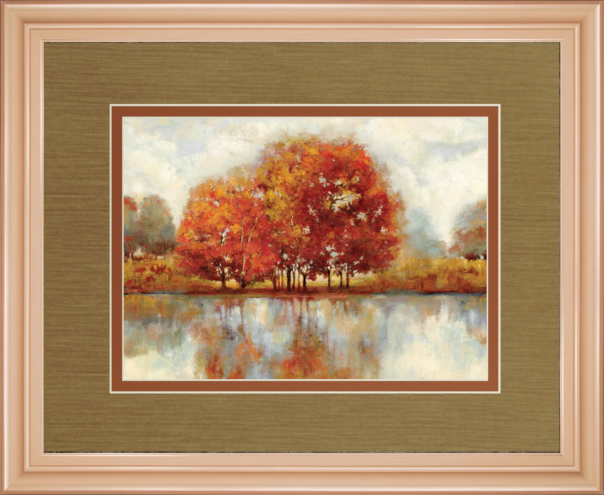 Together By Asia Jensen - Framed Print Wall Art - Light Brown