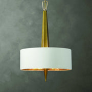 Obeliska - 3 Light Chandelier - Gold