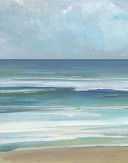 Gentle Waves I By Sally Swatland (Small) - Blue
