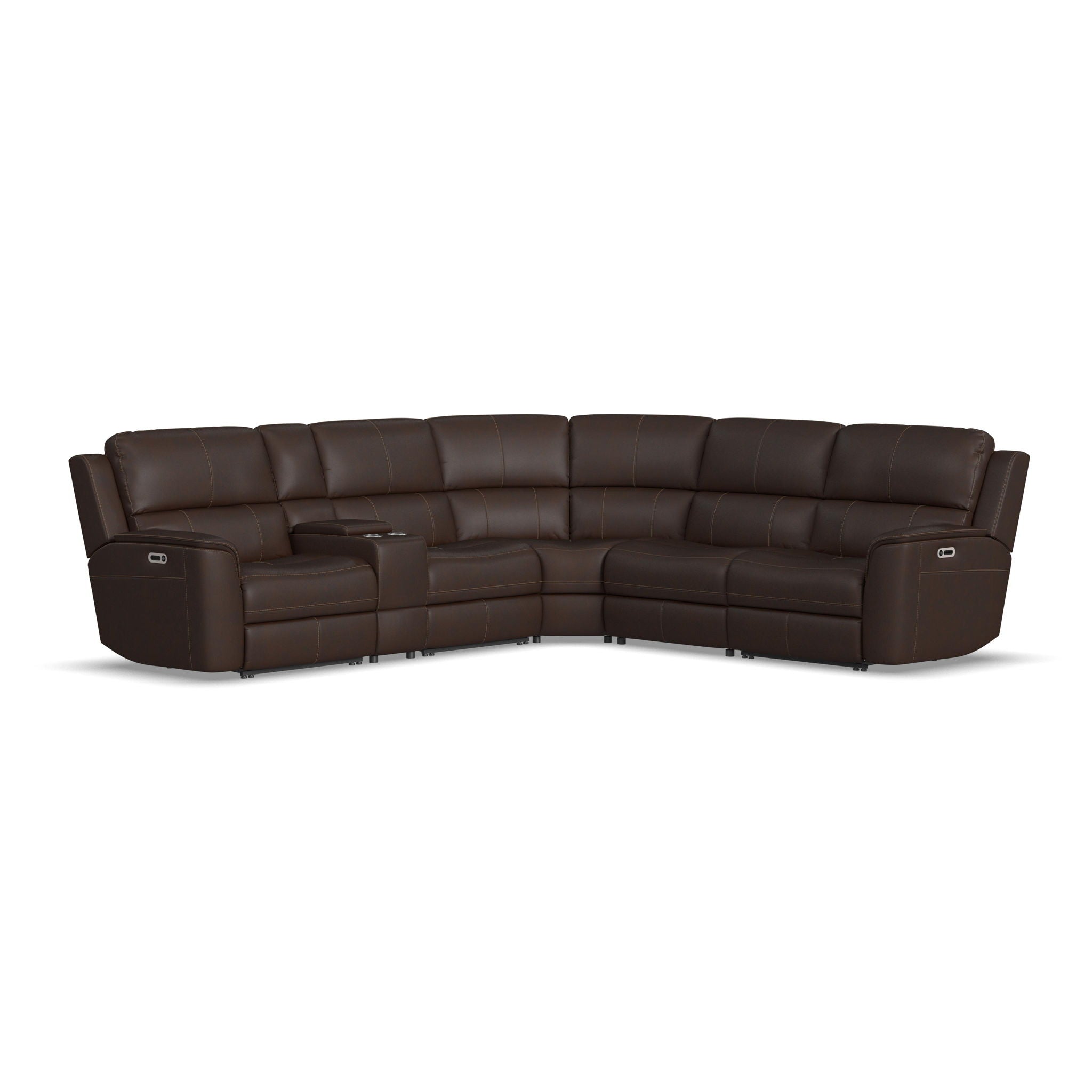 Henry Leather Reclining Sectional
