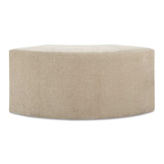 Khai - Rounded Plush Dining Bench - Brown