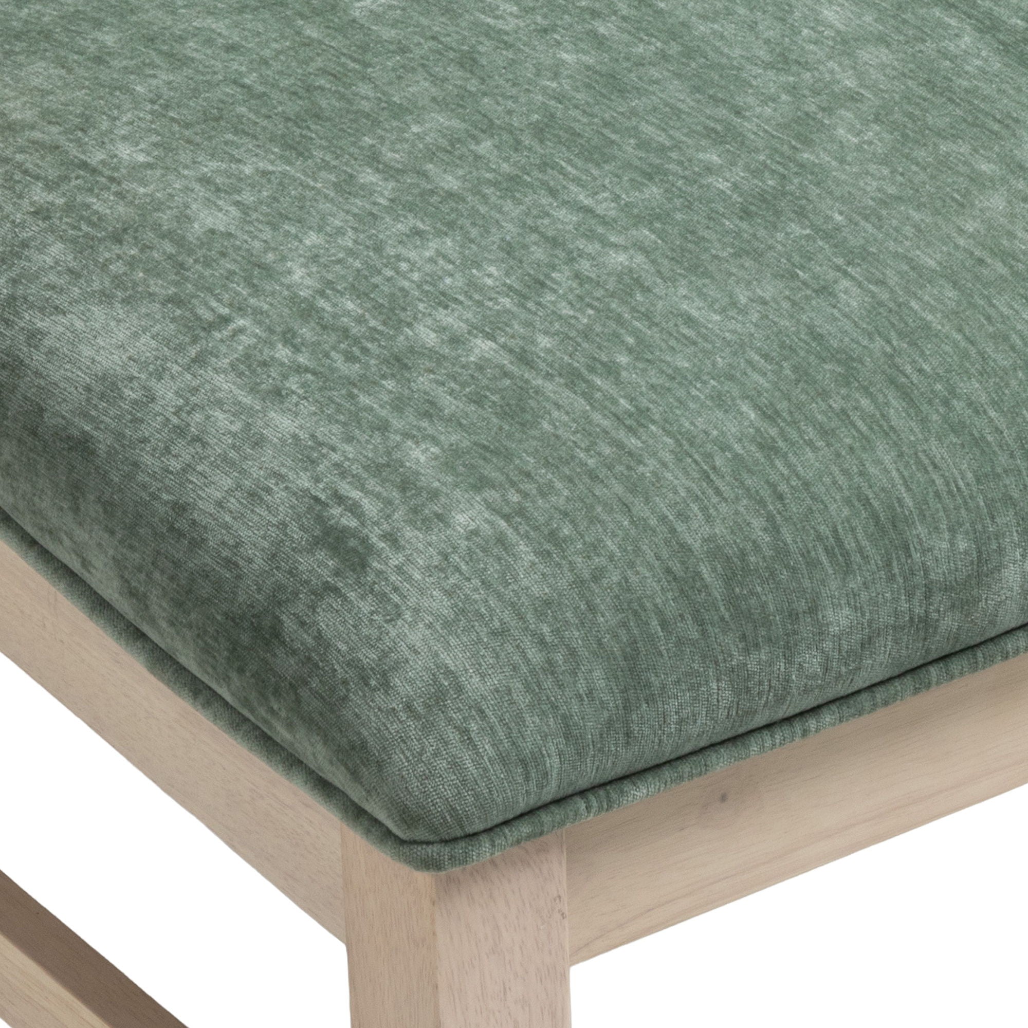West End - Parson Chair With Sage Green Upholstery