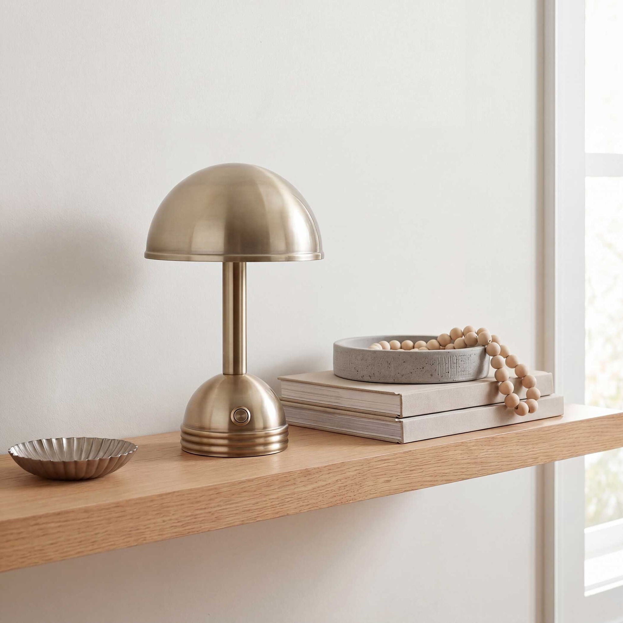 Breece - Rechargeable LED Accent Lamp - Bronze,Gold