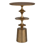 Flight - Accent Table - Brass
