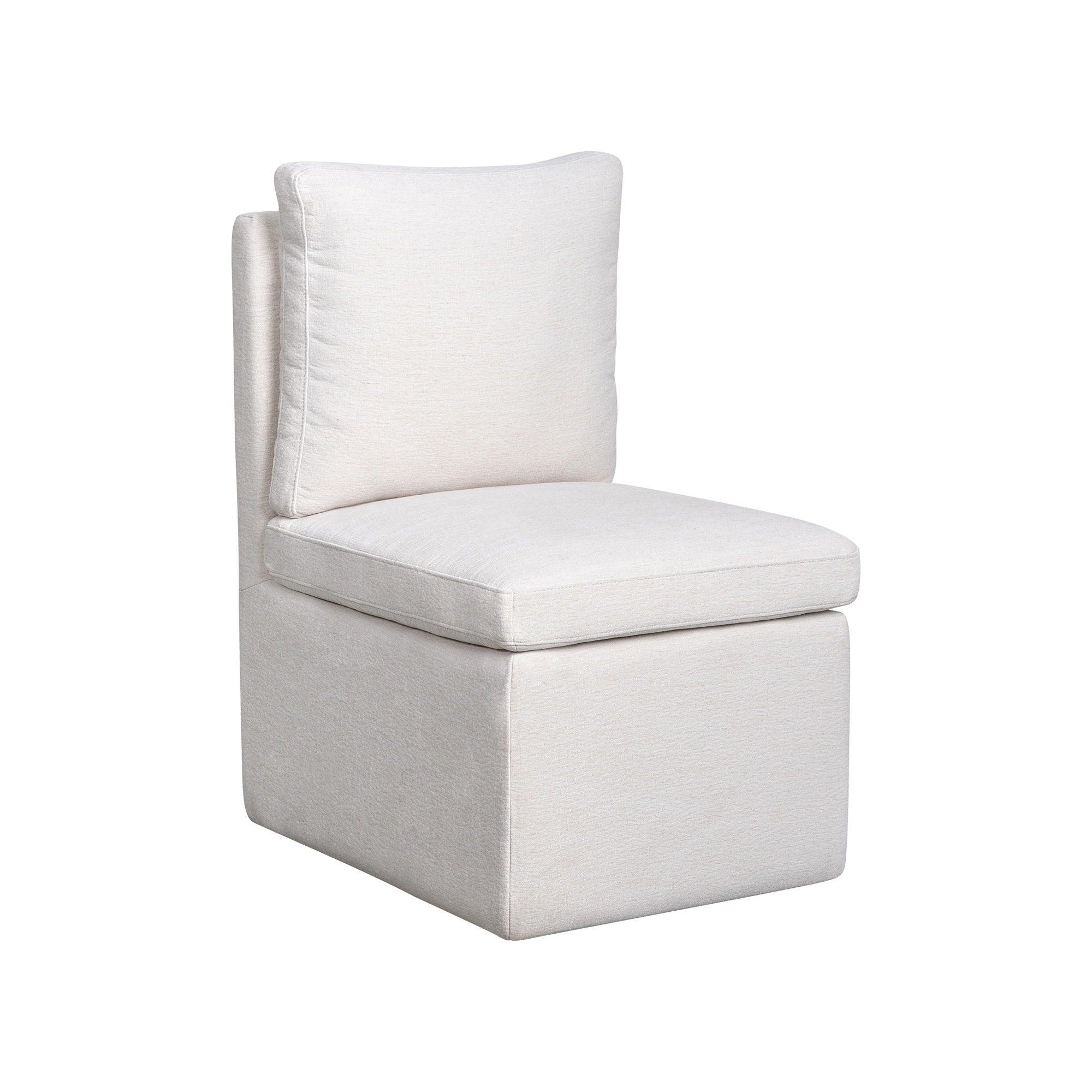 Upholstered Dining Chair Pillow Back