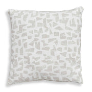 Scatter - Abstract Outdoor Pillow - Gray / White