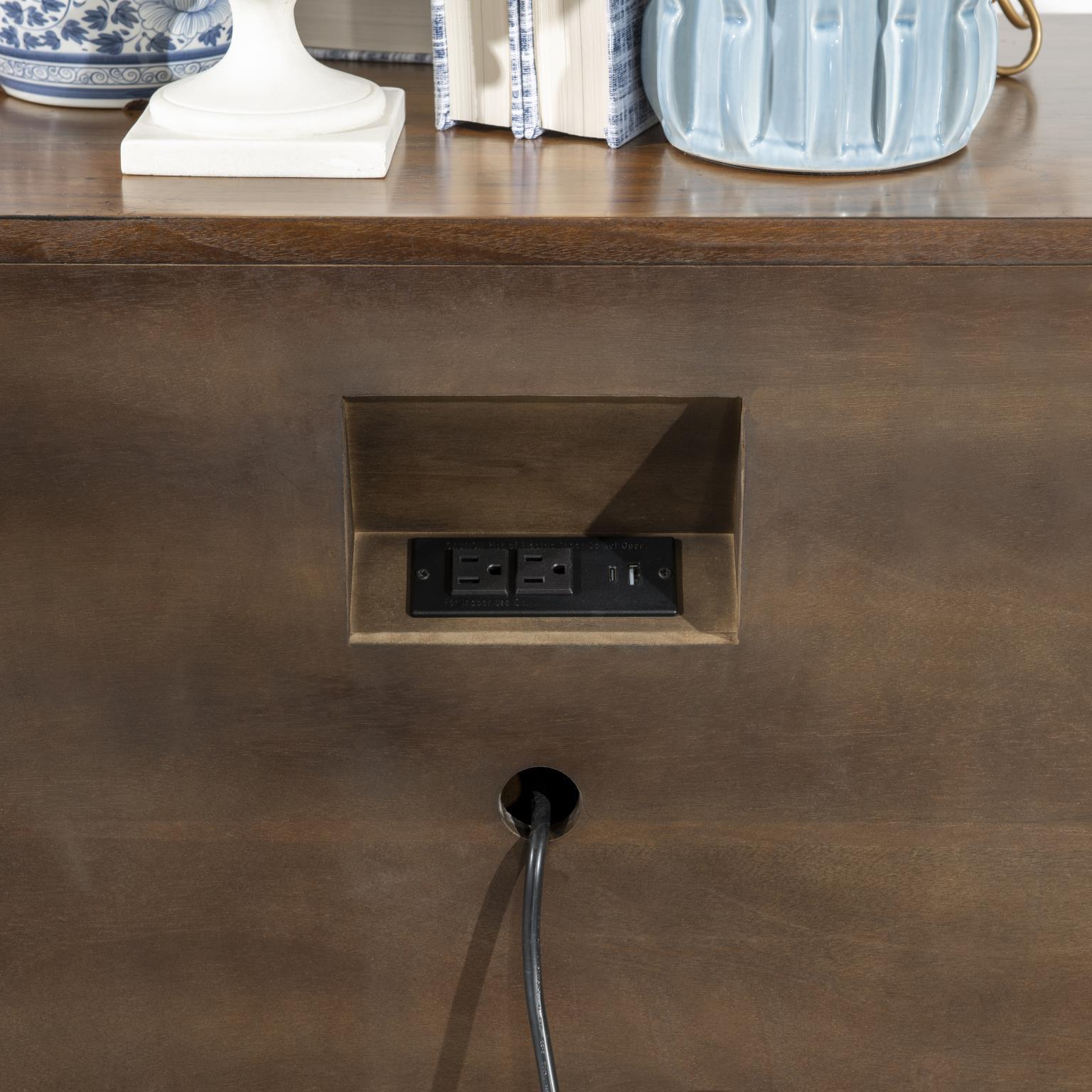 Echelon - Open Nightstand - Heritage Walnut