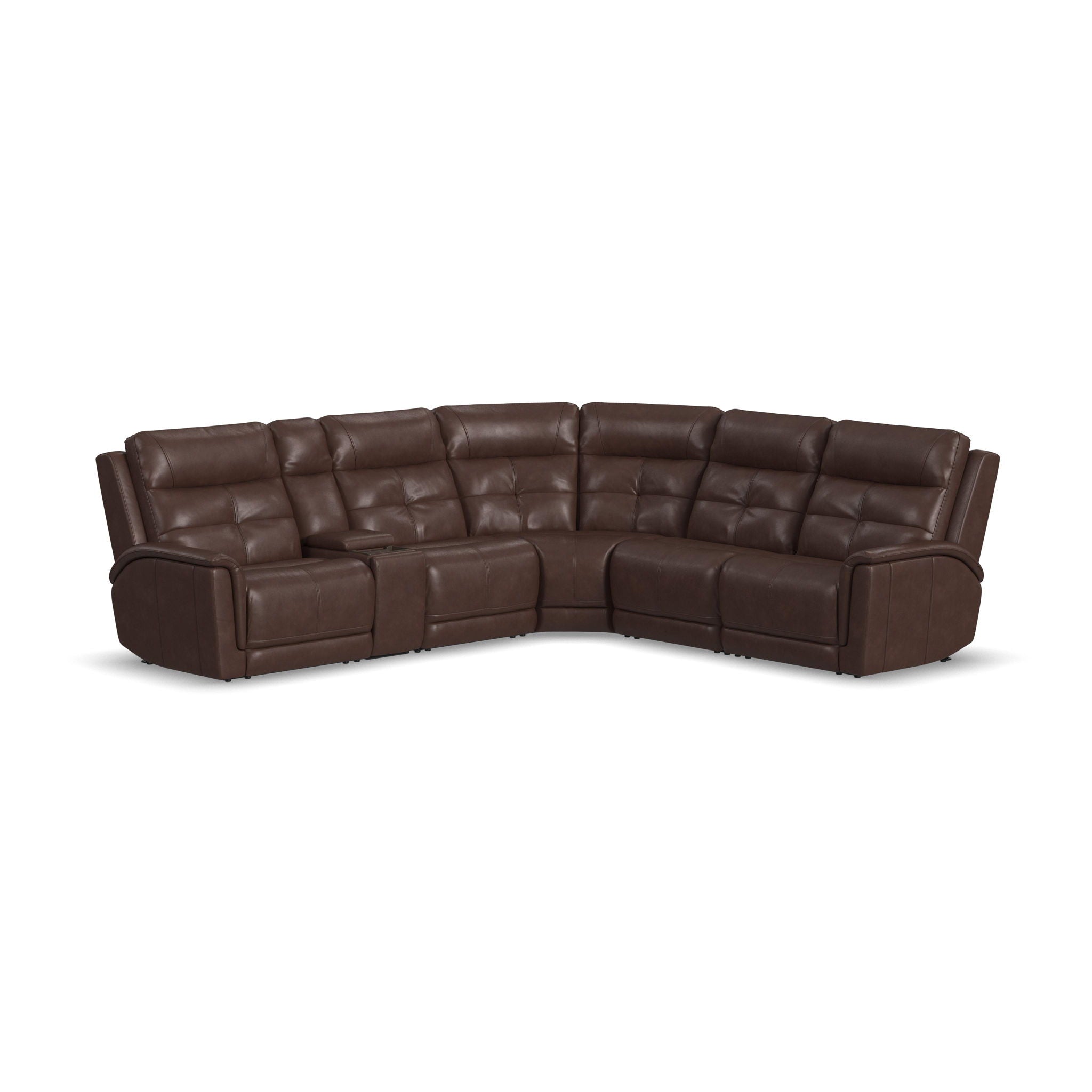 Ranger Leather Reclining Sectional