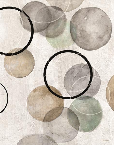 Bubbles I By Carol Robinson - Beige