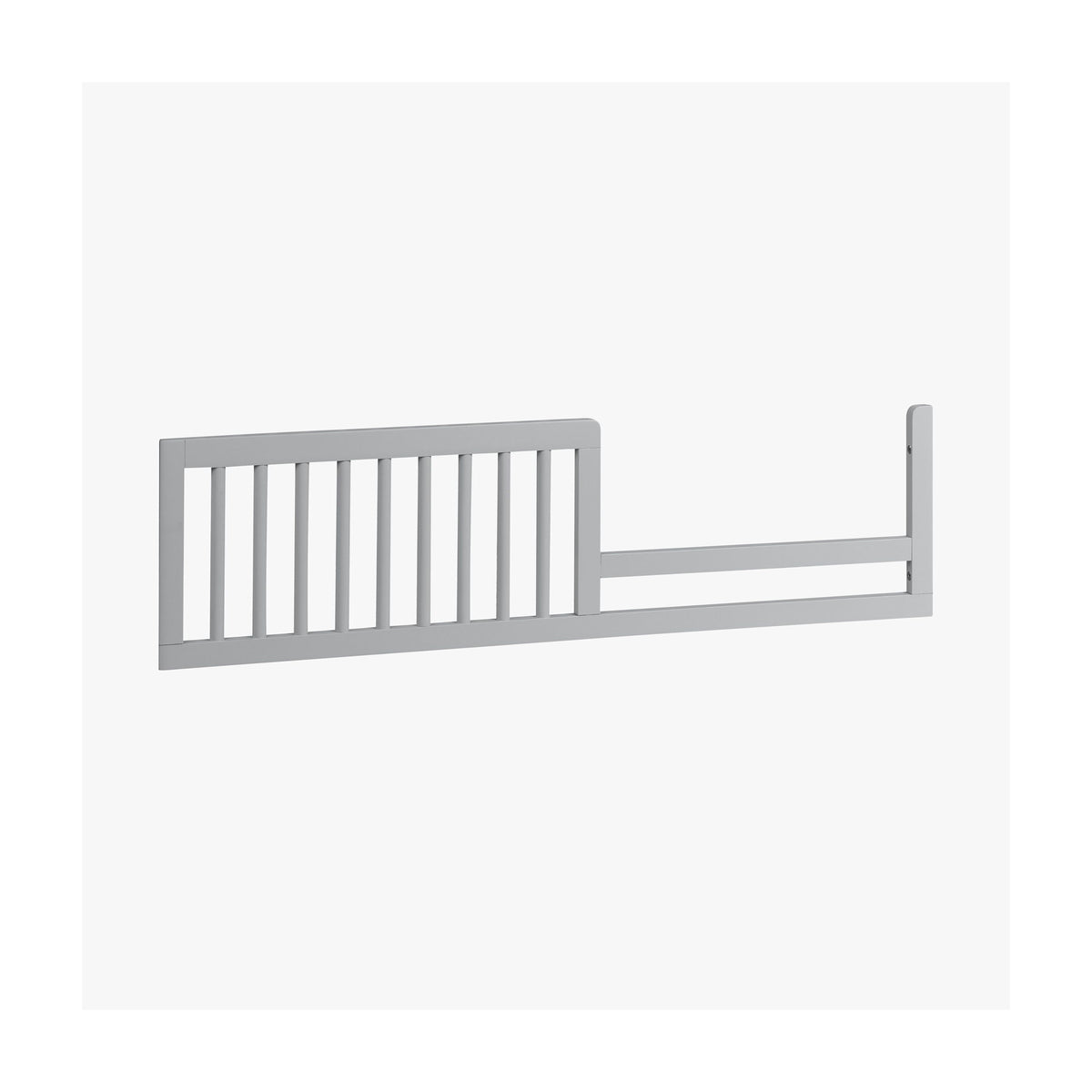 Modern Nursery - Toddler Rail - Light Gray