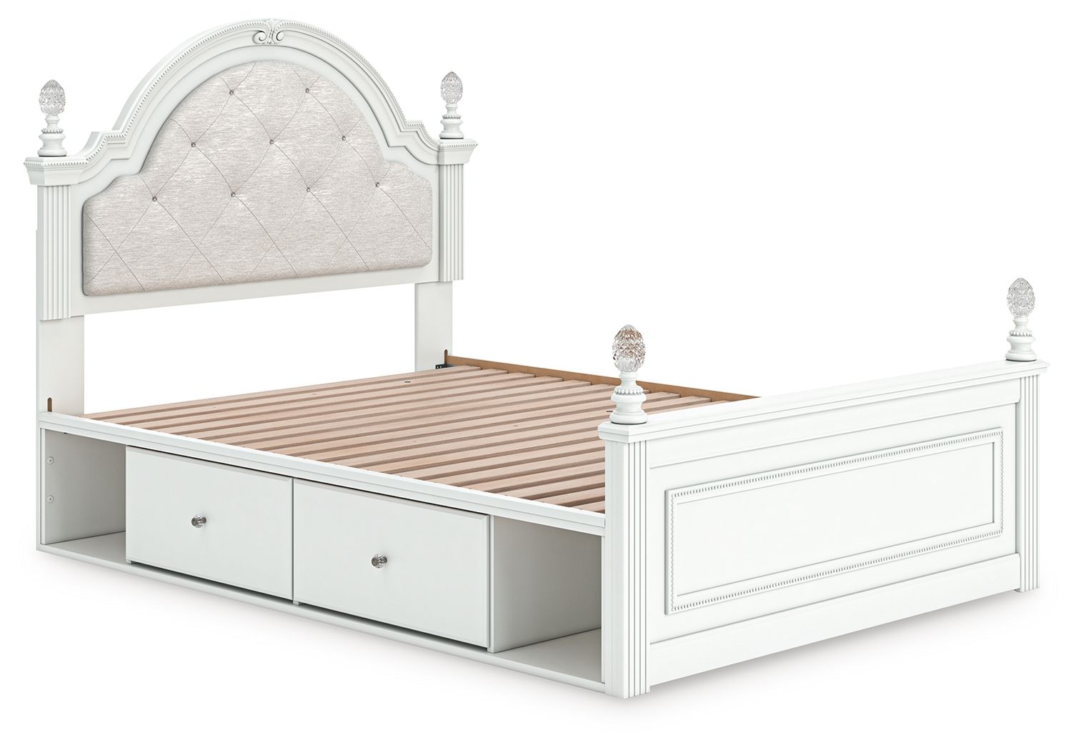 Kozlani - Upholstered Panel Storage Bed