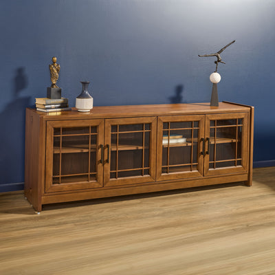 Lincoln - Entertainment Base - Warm Walnut