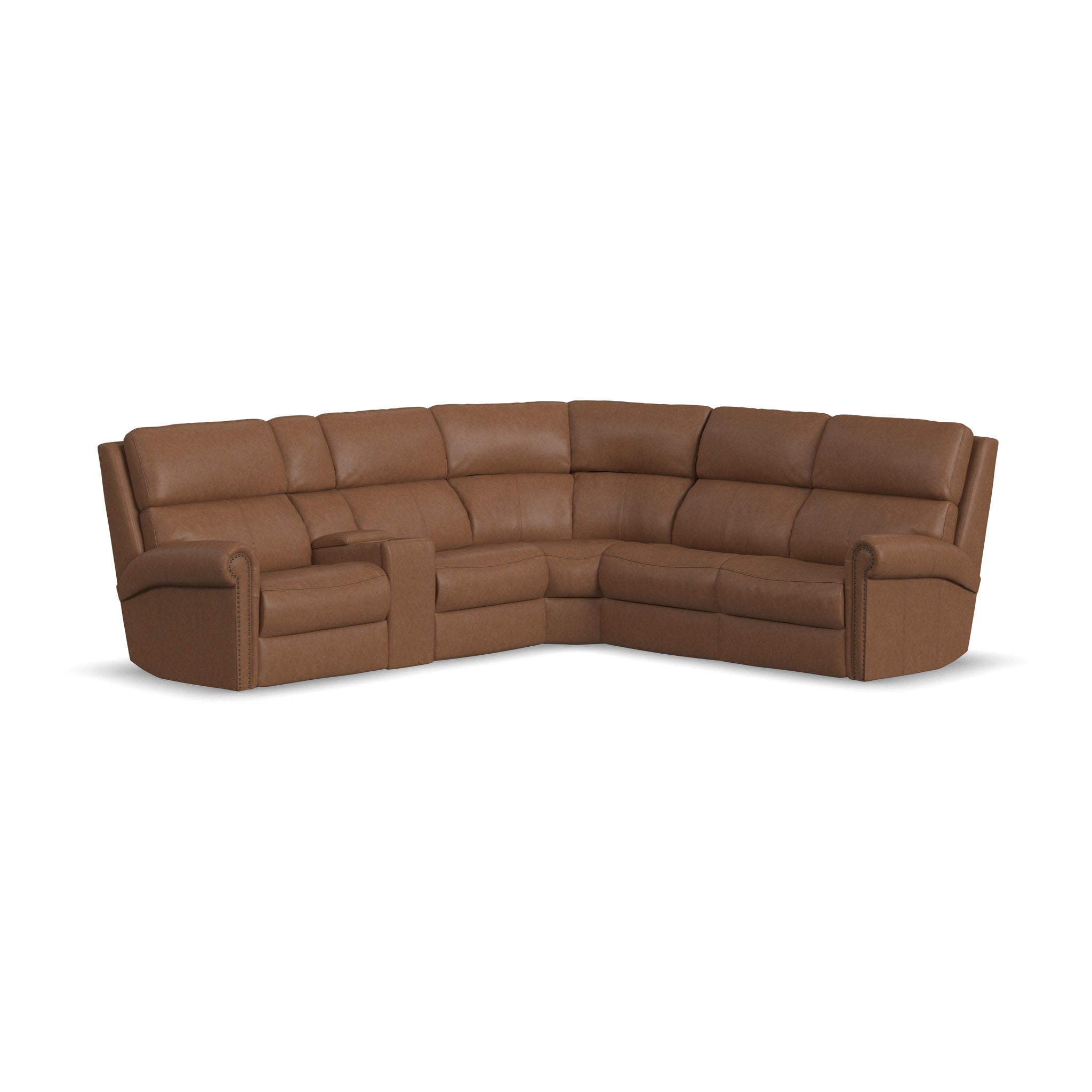 Bernard Leather Reclining Sectional