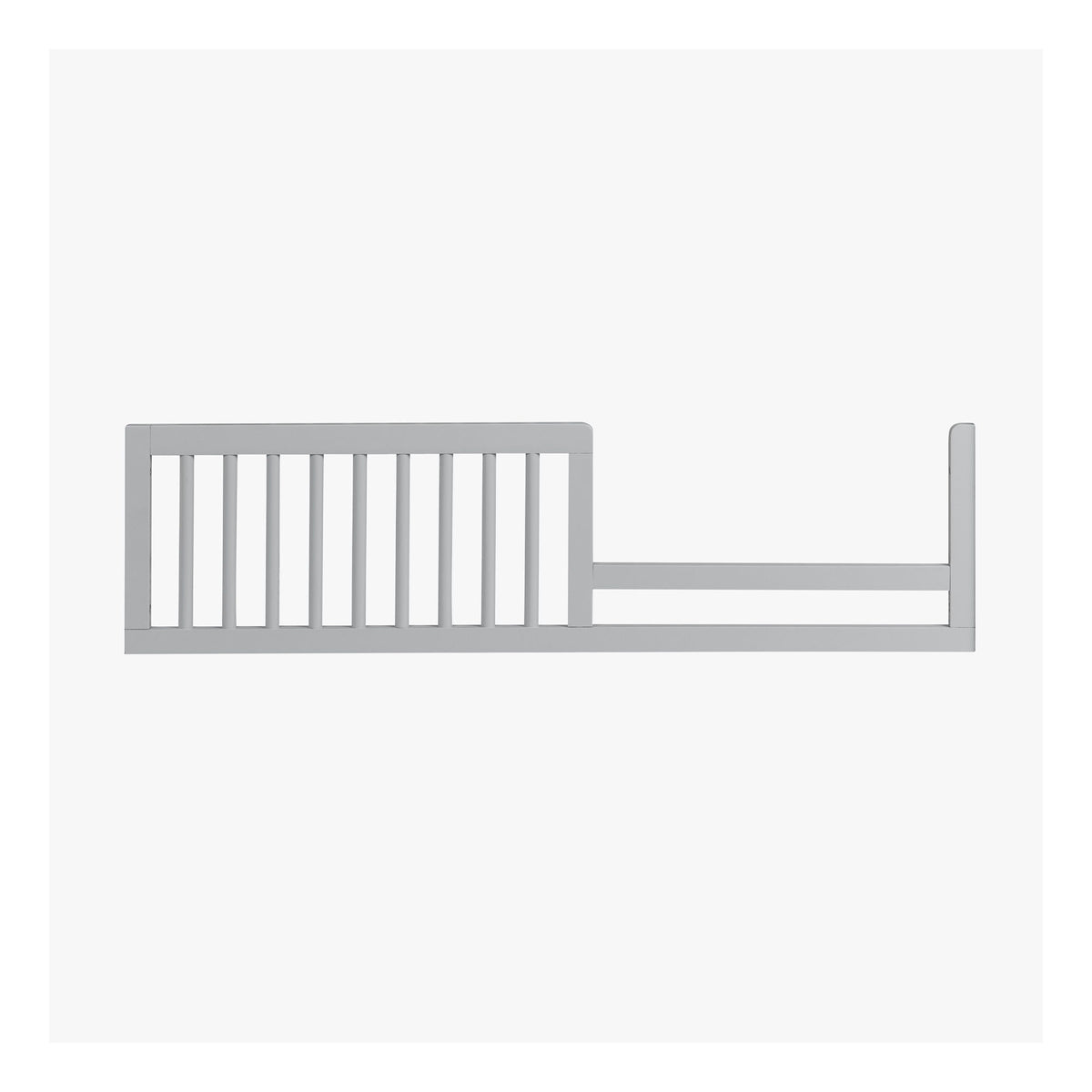 Modern Nursery - Toddler Rail - Light Gray