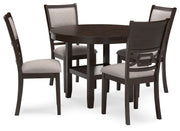 Langwest - Dining Room Table Set (Set of 5) - Brown