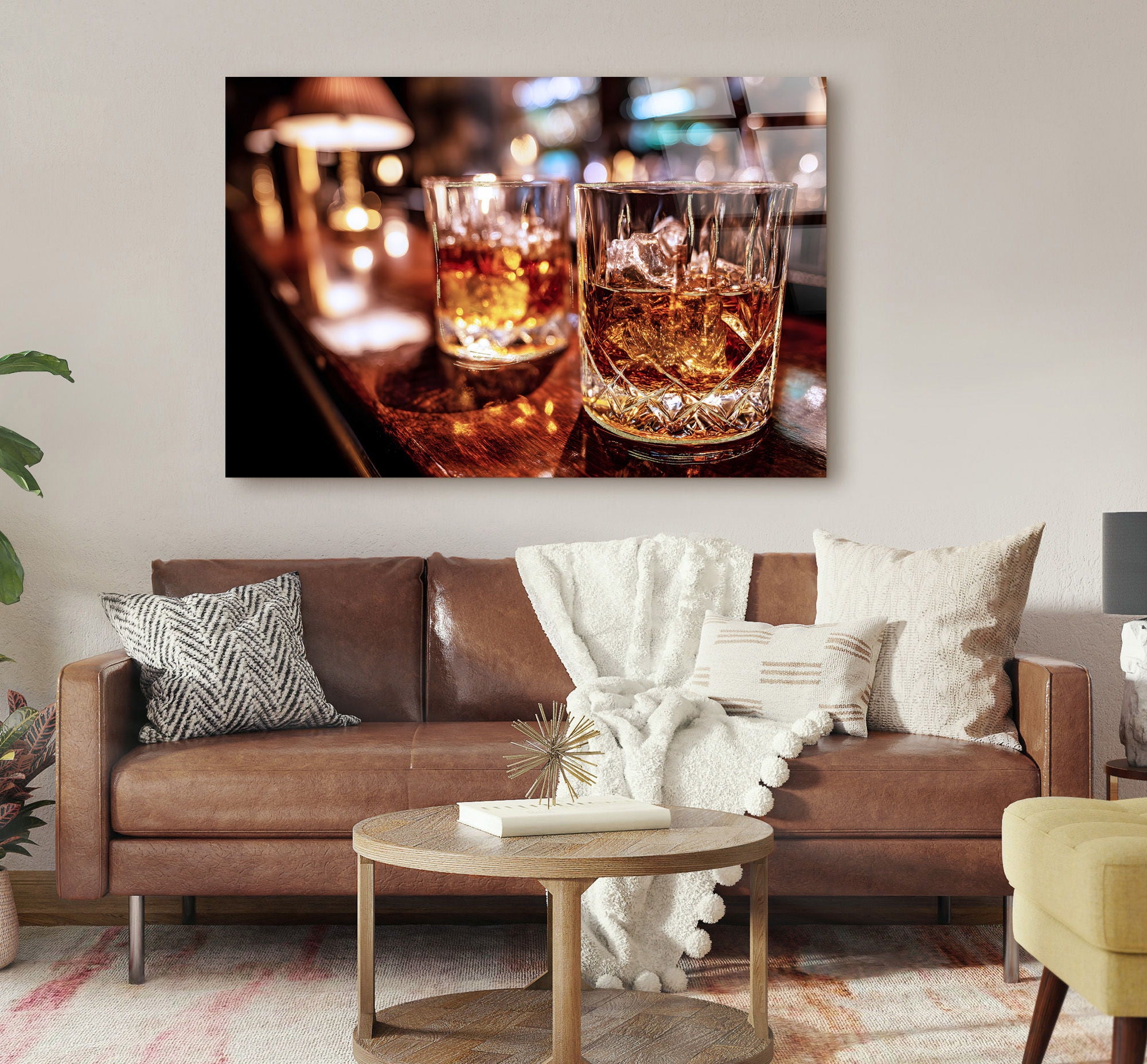 Amber Nightcap Tempered Glass With Foil - Amber / Brown