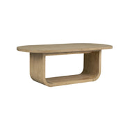 Flow - Complete Oval Dining Table - Sandstone