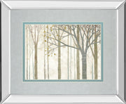 In Springtime No Border By Katherine Lowell - Mirror Framed Print Wall Art - Beige