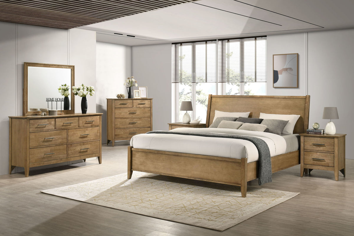 Andover - Wood Panel Bed