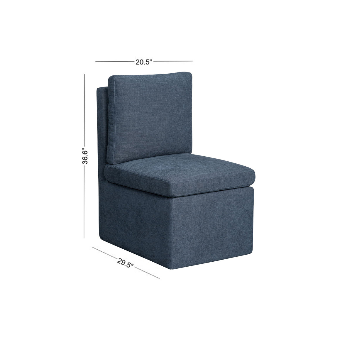 Upholstered Dining Chair Pillow Back