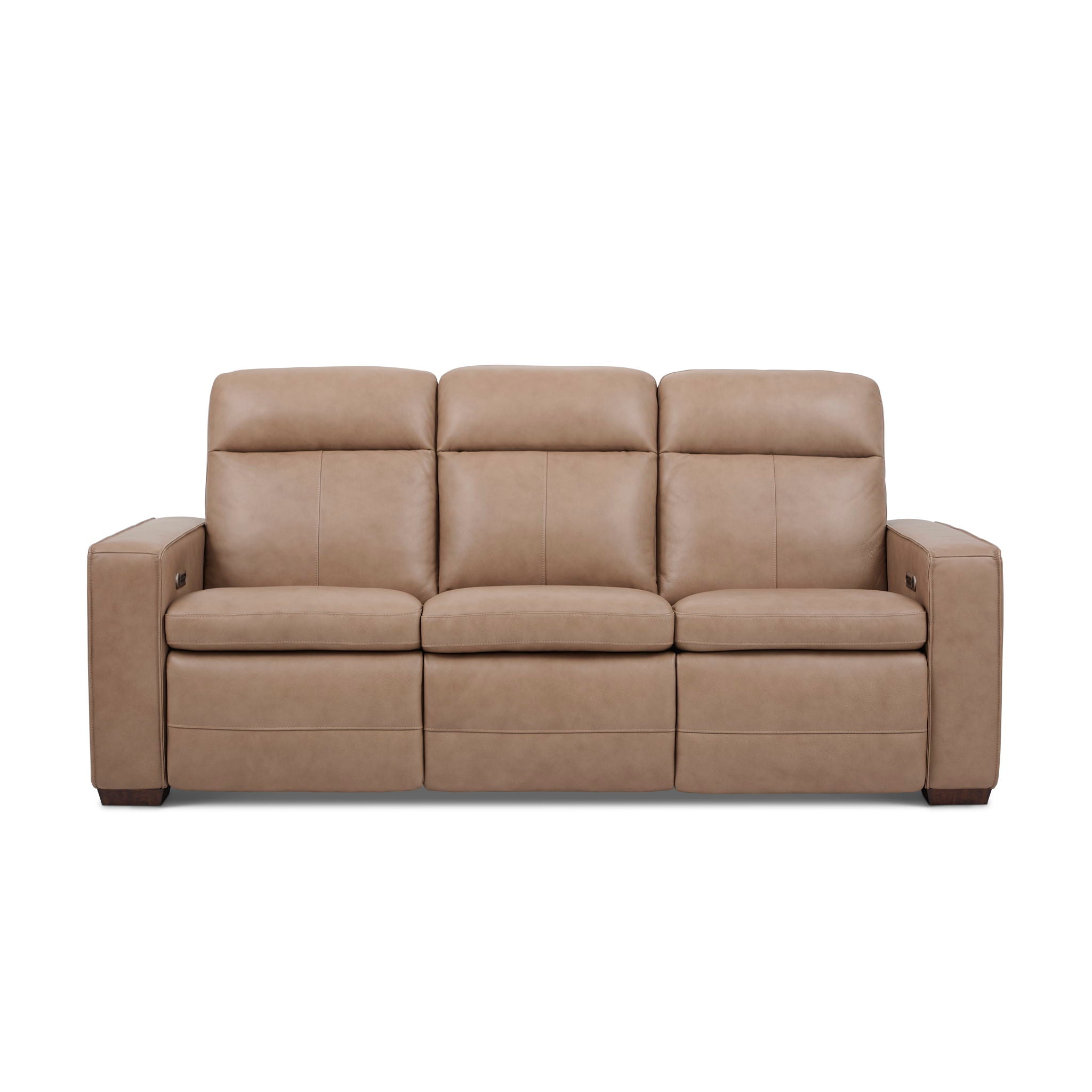 Dutch - Power Reclining Sofa With Console, Power Headrest, & Lumbar
