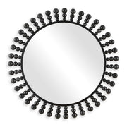 Aziel - Round Mirror - Black