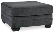 Tracling - Oversized Accent Ottoman - Slate