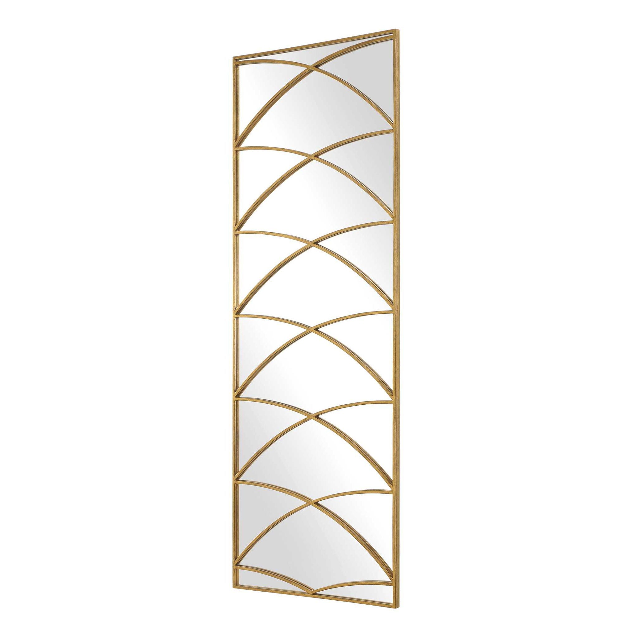 Crossed Up - Full Length Mirror - Gold