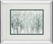 Winter Mist By Carol Robinson - Mirror Framed Print Wall Art - Gray