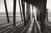 Sunrise At The Pier By Lori Deiter - Dark Gray