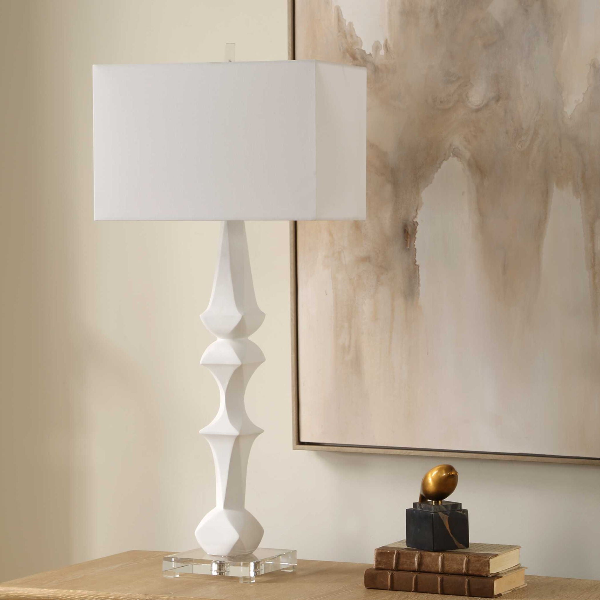 Mayme - Table Lamp - White