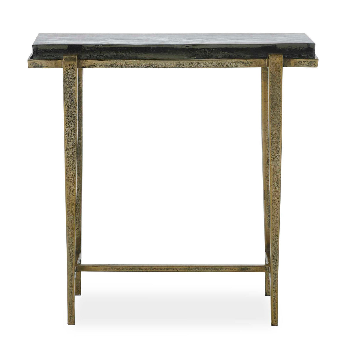 Preston - Rectangular Accent Table - Brass,Gold