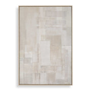 Erase - Canvas Abstract Art - Gray