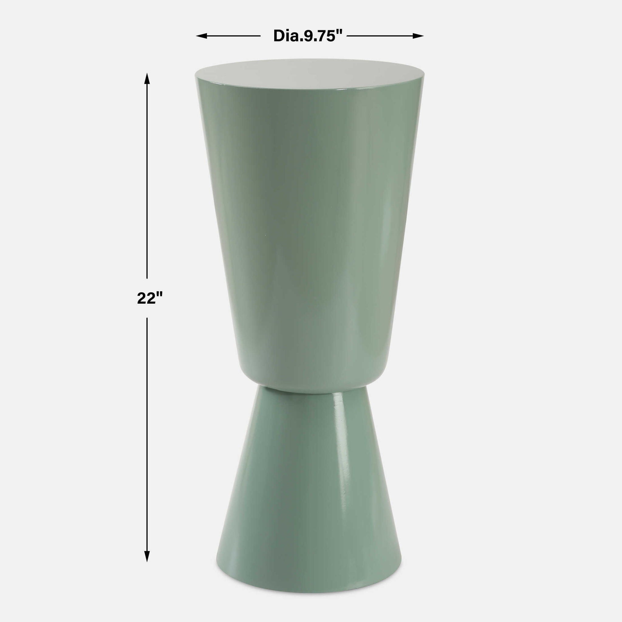 Sabetha - High Gloss Drink Table - Green