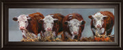 18x42 The Diner's Club By Carolyne Hawley - Dark Brown