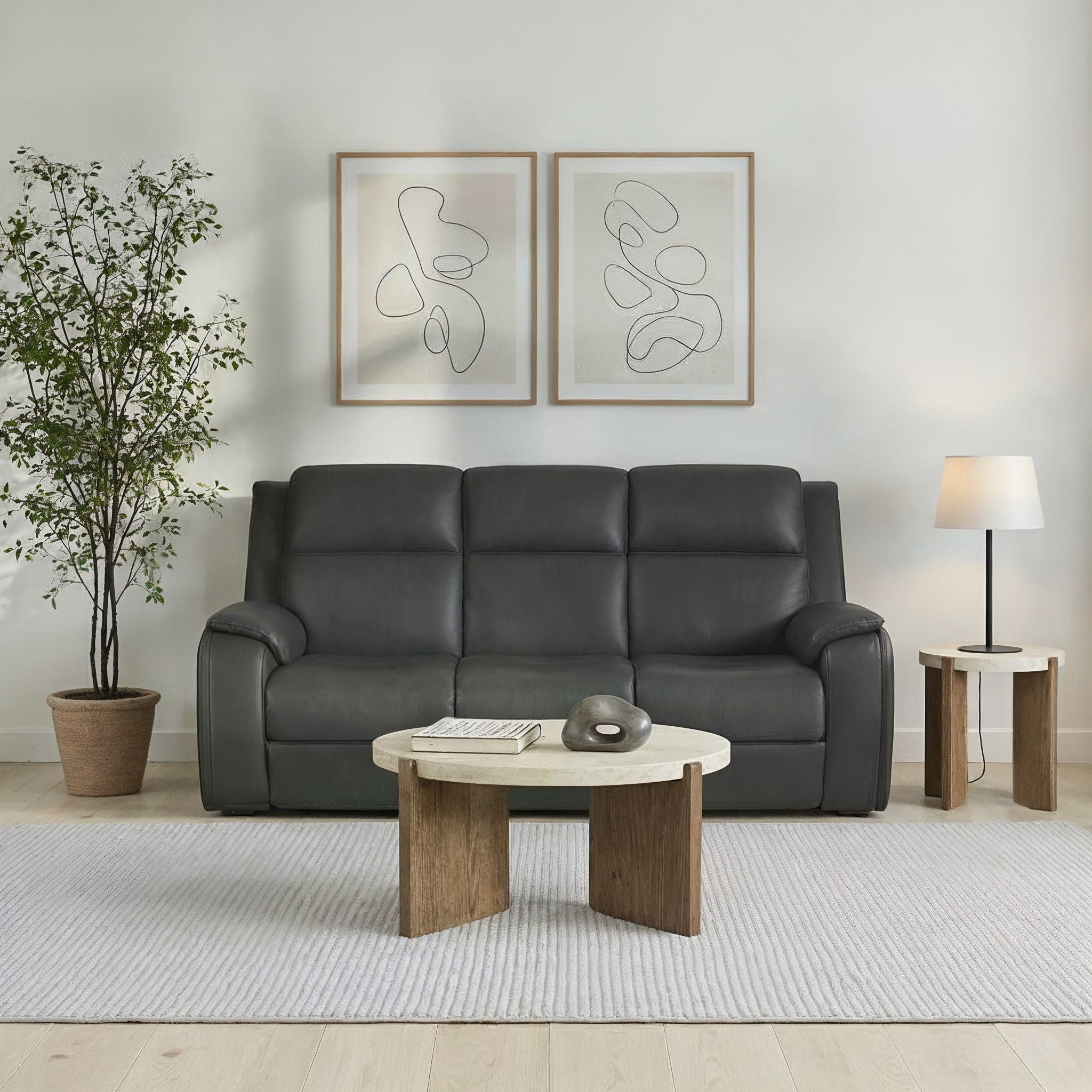 Ziggy - Power Reclining Sofa With Power Headrest, Lumbar, Heat & Massage