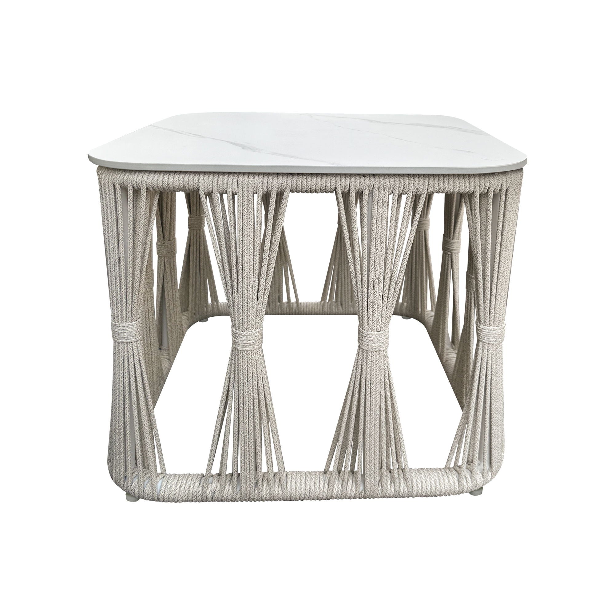 Alexa - Outdoor Seating Table With Stone Top