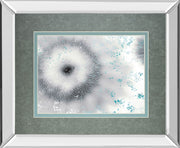 Crystalline By Marvin Pelkey - Mirror Framed Print Wall Art - Gray