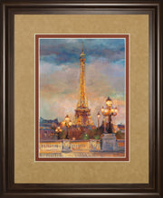 The Beginning Of The Evening By Marilyn Hageman - Framed Print Wall Art - Light Brown