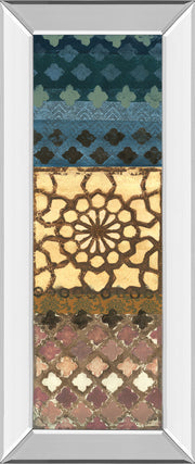 Sandalwood Summer Il By Jeni Lee - Mirror Framed Print Wall Art - Light Brown