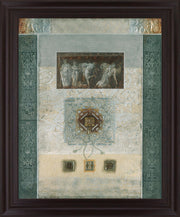 Grecian Relief - 28" x 34" Framed Wall Art - Beige